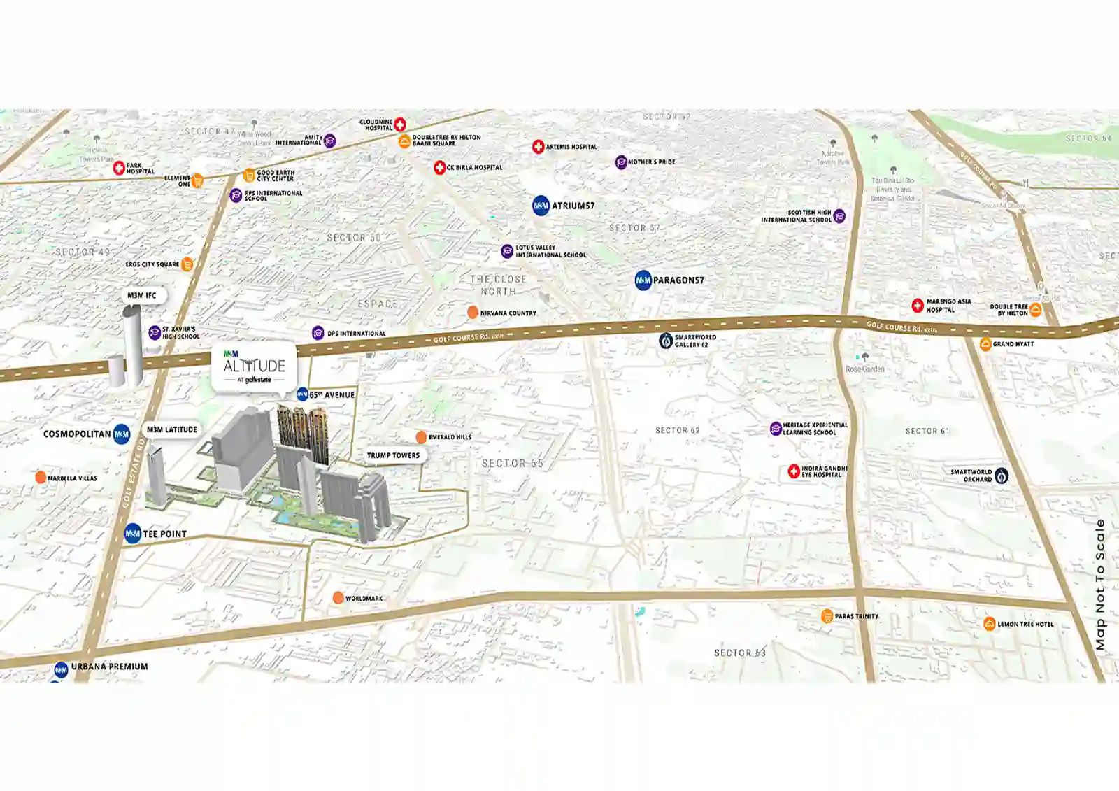 m3m-altitude-location-map