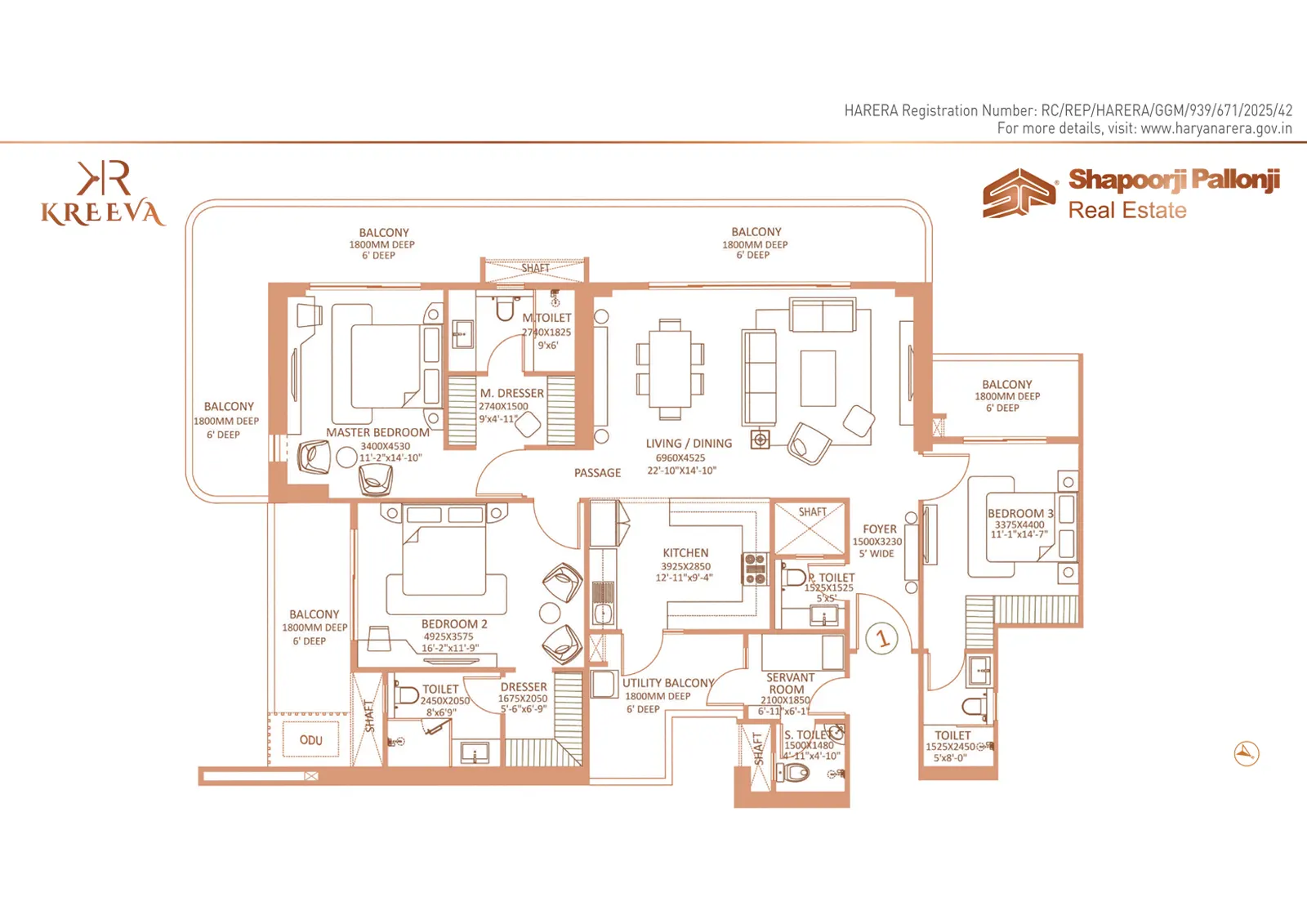 shapoorji-pallonji-dualis-gurgaon-floor-plan