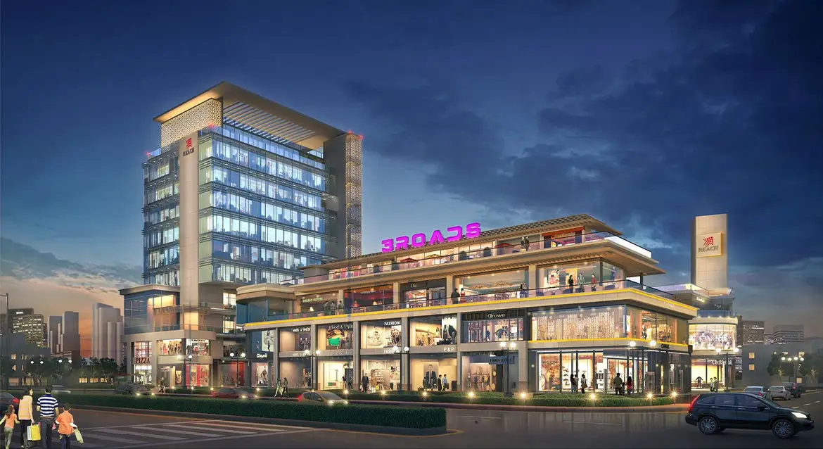 Reach 3 Roads - ready-to-move retail shops, showrooms, and office space in Gurgaon