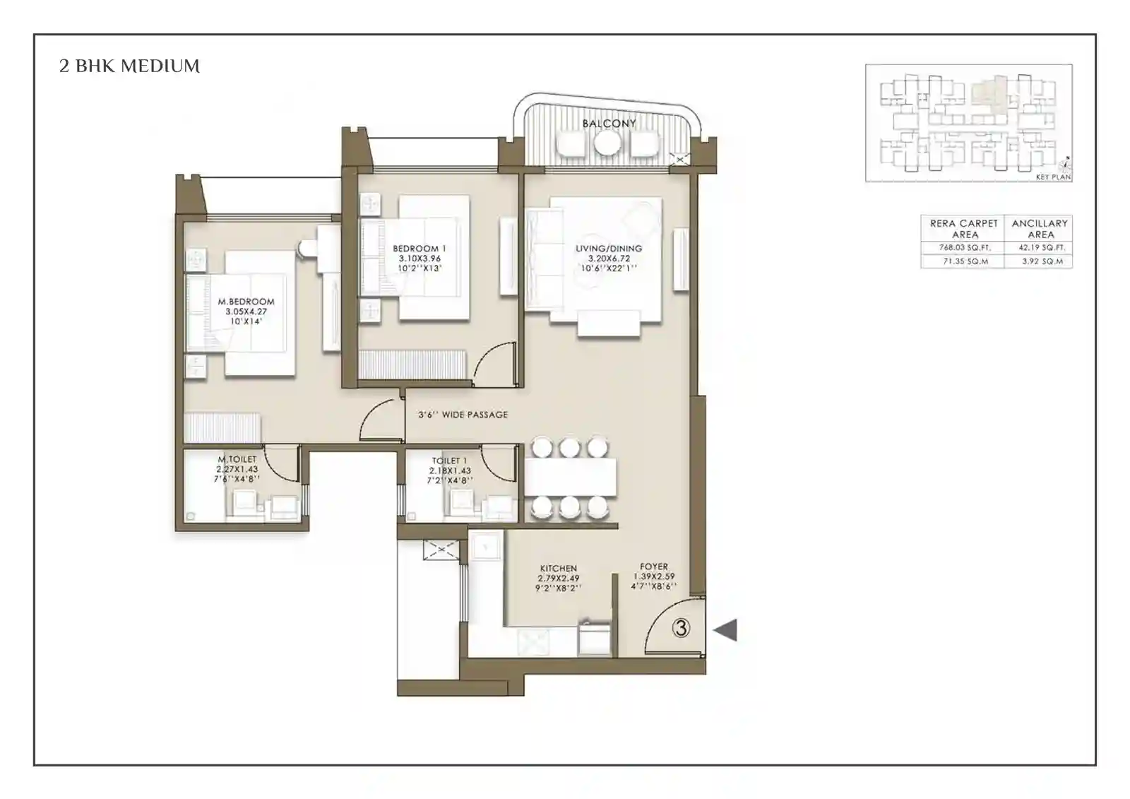 lnt-island-cove-2bhk-floor-plan