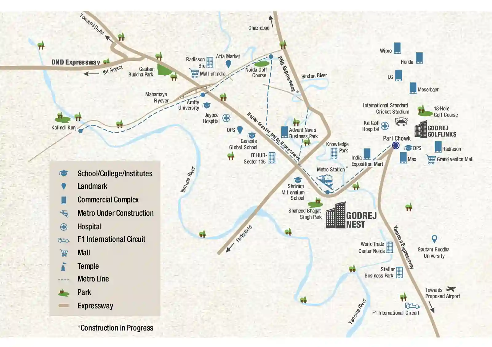 godrej-nest-noida-location-map