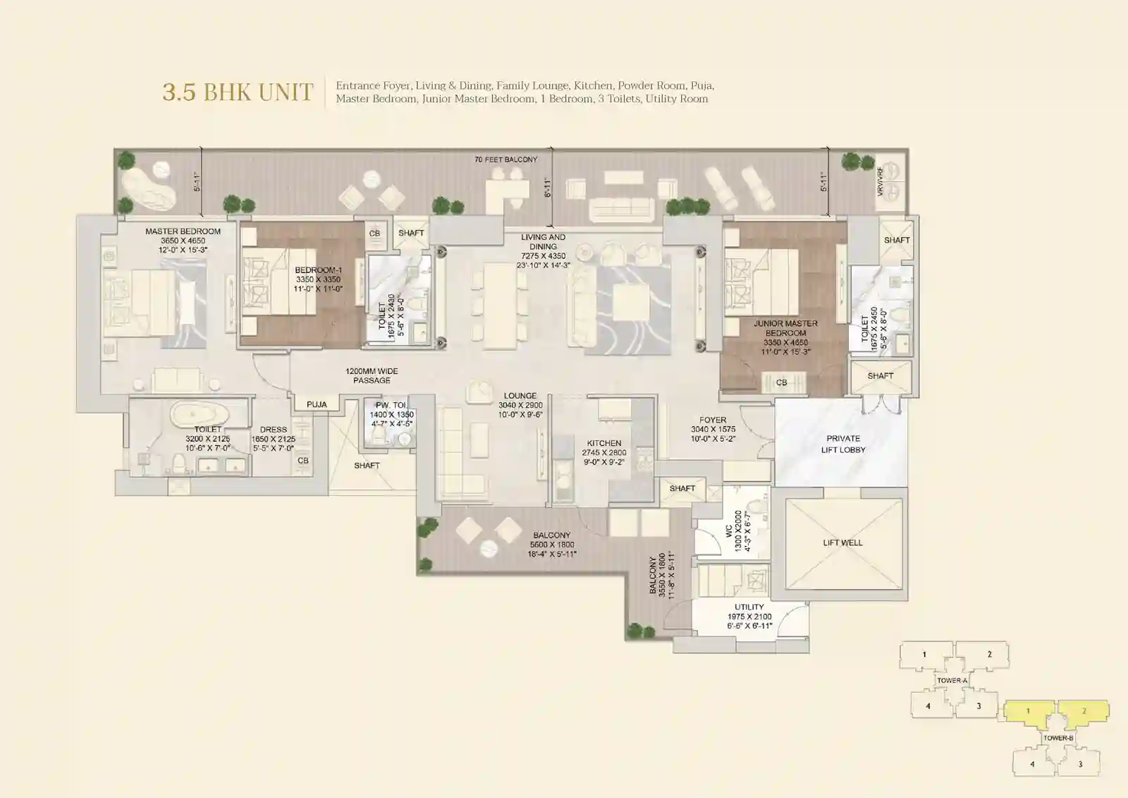 signature-global-twin-tower-dxp-floor-plan