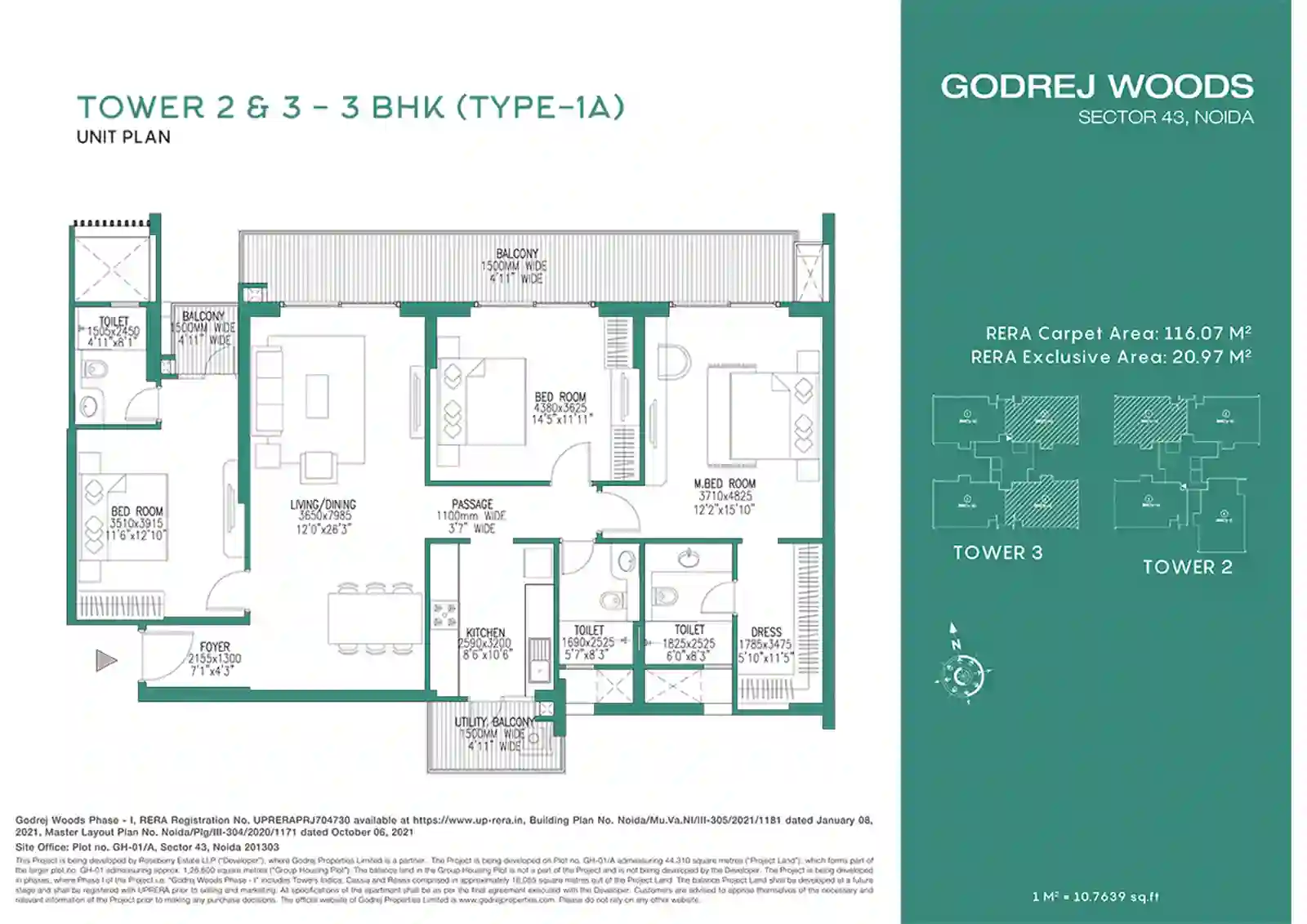 godrej-woods-sector-43-floor-plan