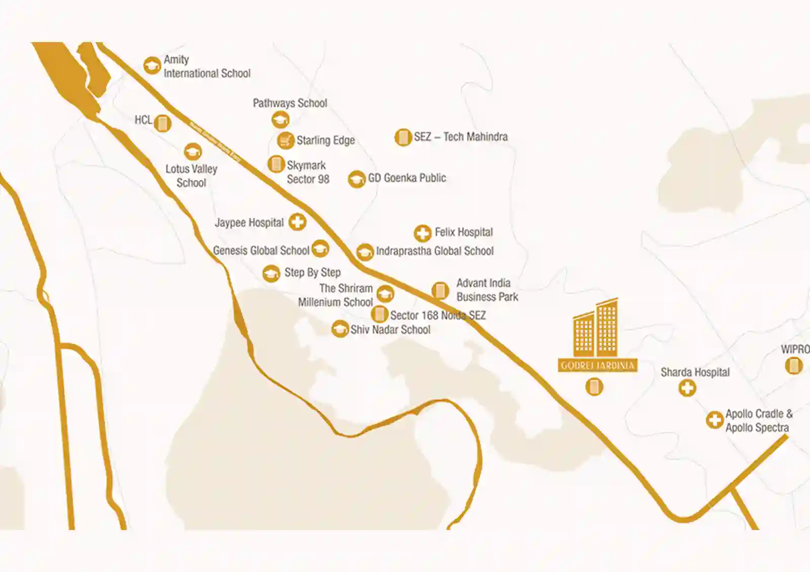 godrej-jardinia-location-map