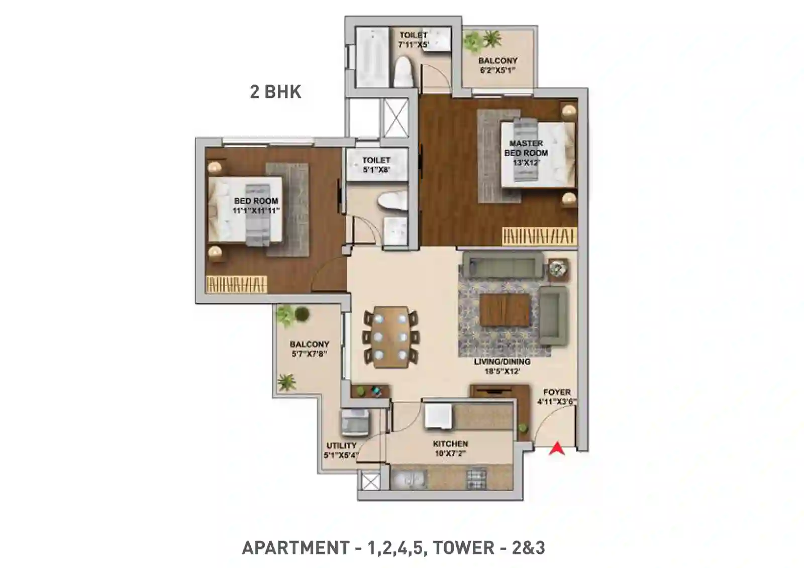 hero-homes-sector-104-floor-plan