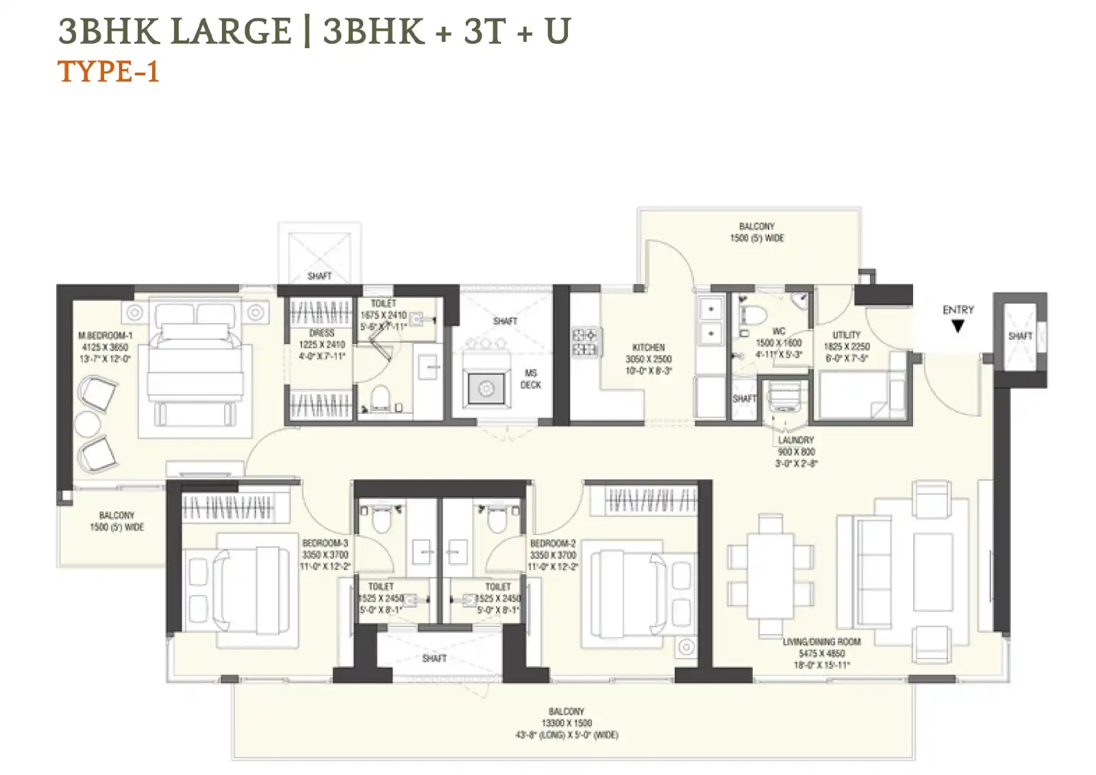 emaar-serenity-hills-floor-plan
