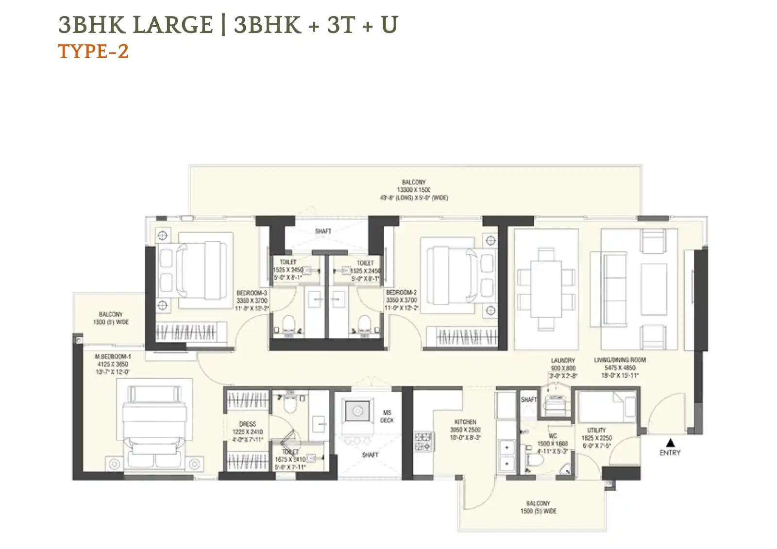 emaar-serenity-hills-floor-plan