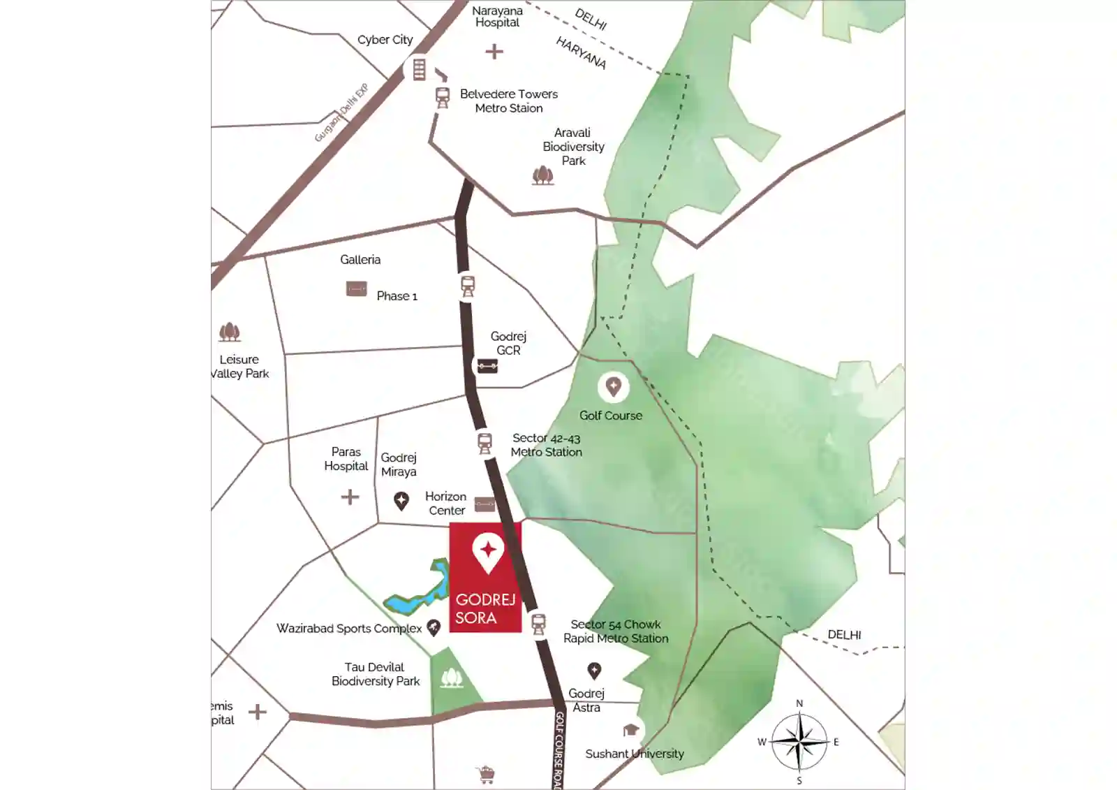 godrej-sora-location-map
