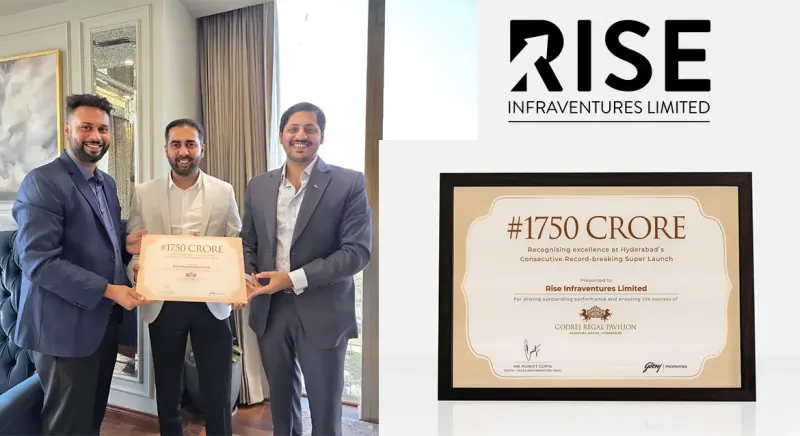 Rise Infraventures Honoured for Exceptional Contribution at â‚¹1750...