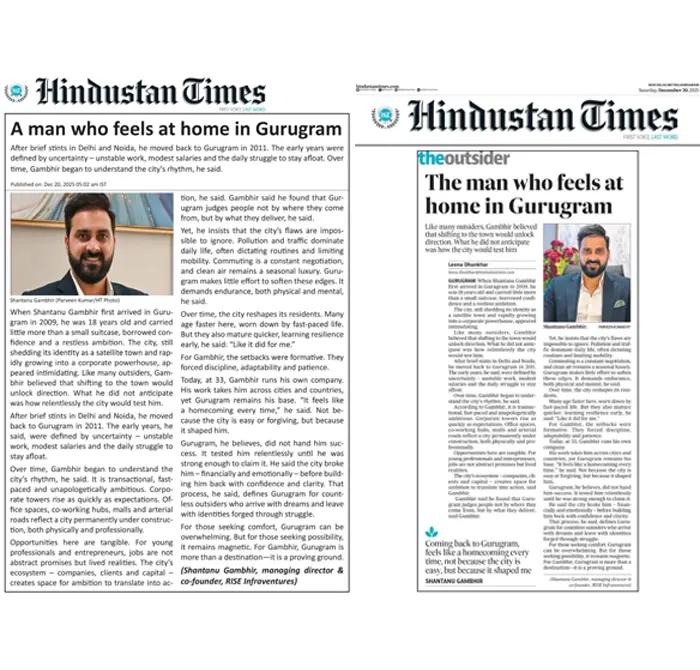 shantanu-gambhir-gurugram-journey-rise-infraventures-co-founder