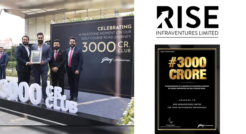 Rise Infraventures Recognised for Contribution to Godrejâ€™s â‚¹300...