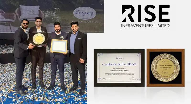 Award for Outstanding Sales Excellence at Evora Estate