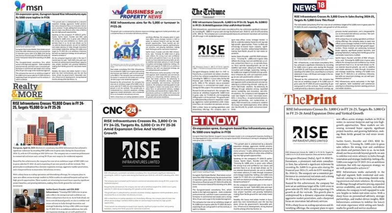 rise-infraventures-crosses-3800-crore-sales-2024-25-targets-5000-crore-fy-25-26