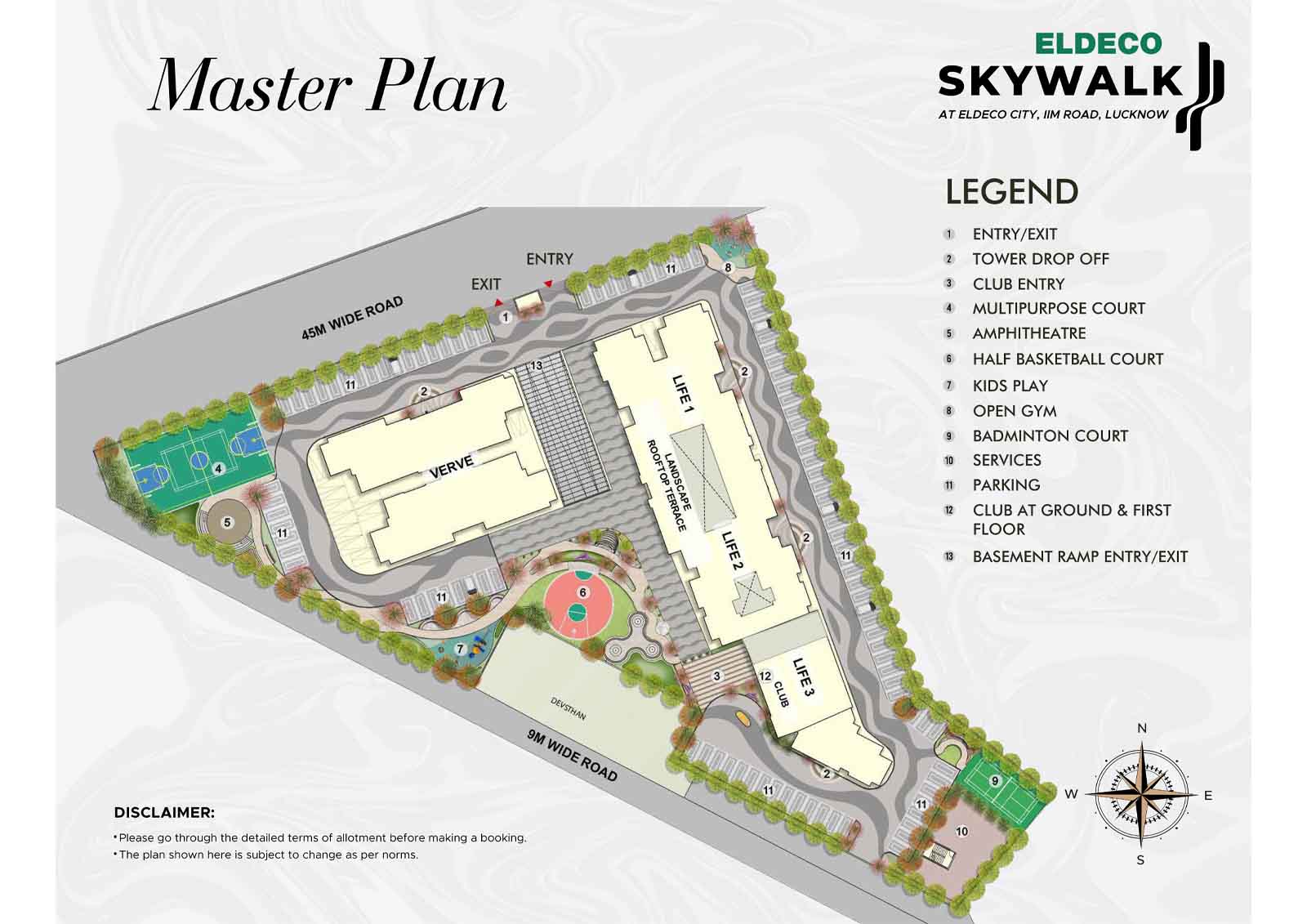 eldeco-skywalk-master-plan